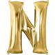 34in Gold Letter Balloon (N)